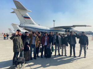 Another group of students from Afghanistan arrived in Russia